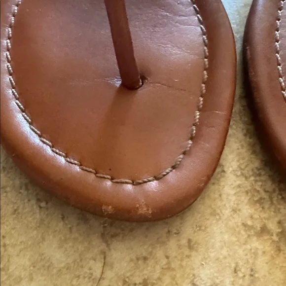 Tory Burch Tan Leather Sandals - Picture 2 of 5